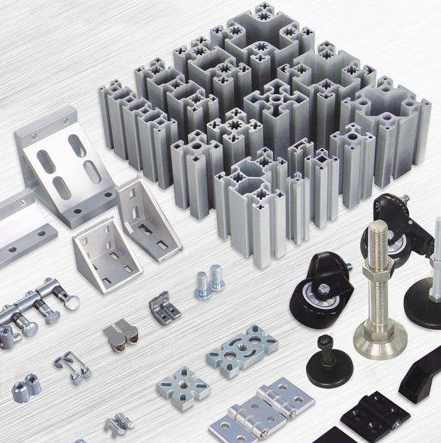 Aluminio extruido y accesorios